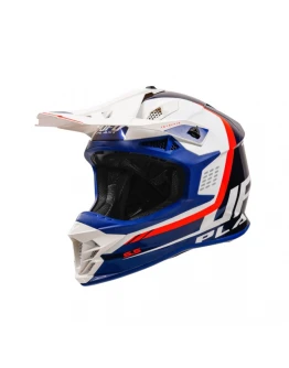 Casca cross-enduro UFO INTREPID - alb,Albastru,Rosu fluor