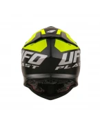 Casca cross-enduro UFO INTREPID - Negru/Galben fluor
