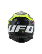 Cască Cross UFO Intrepid 2026/01 ECE 22.06 - Negru/Galben/Roz | HE13401KC