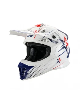 Cască Cross UFO Intrepid 2026/01 ECE 22.06 - Alb/Rosu