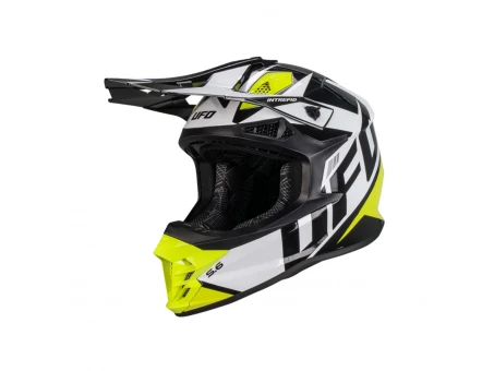 Cască Cross UFO Intrepid 2026/01 ECE 22.06 - Alb/Negru | HE13401WK