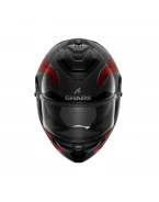 Casca integrala SHARK Spartan GT Pro Ritmo Carbon - Negru/Rosu