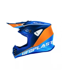 Casca Copii motocross UFO Korey Kid/Junior - Albastru/Portocaliu