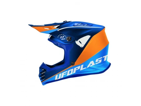 Casca Copii motocross UFO Korey Kid/Junior - Albastru/Portocaliu