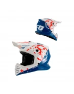 Casca Cross Copii UFO Korey 2026/01 Junior/Kid - Albastru/Alb | HE13600CW