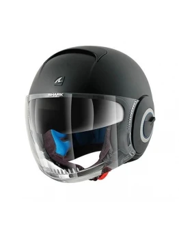 Casca Open face Shark Nano Blank - Negru Mat