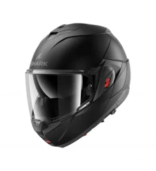 Casca Flip-Up SHARK OXO BLANK MAT - Negru mat 