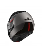Casca modulara SHARK EVO GT SEAN - Gri/Negru/Rosu