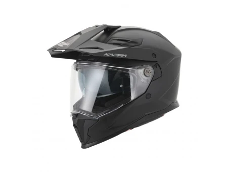 Cască enduro dual Kappa KV33 Solid cu vizieră - Negru mat | HKKV33BN900