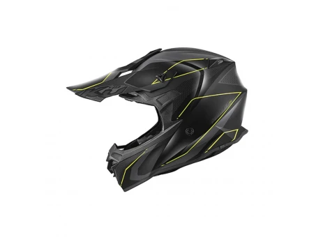 Casca Cross Kappa KV49 EVO Chaser - Negru/Gri/Galben fluo | HKKV49RCHBY