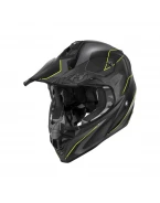 Casca Cross Kappa KV49 EVO Chaser - Negru/Gri/Galben fluo | HKKV49RCHBY