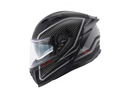 Cască integrală KAPPA KV52 Kronos - Negru/Gri mat | HKKV52FKRBK