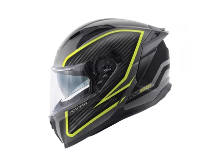 Cască integrală KAPPA KV52 Kronos - Negru/Galben fluo | HKKV52FKRTY