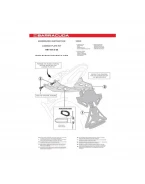 Kit suport număr de înmatriculare Barracuda - Honda Hornet 1000 (2025) | HN1104-2-25