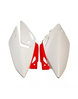 Carene laterale UFO HONDA CRF 250X '04-'17 culoare OEM (Alb/Rosu)