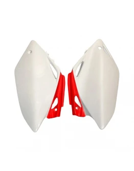 Carene laterale UFO HONDA CRF 450R '07-'08 culoare OEM (Alb/Rosu)