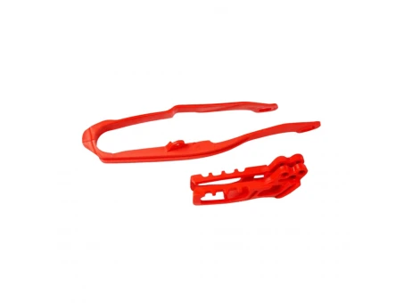 Set patina si ghidaj lant UFO HONDA CR 125/250, CRF 250R/X, 450R/X 05-06, culoare Rosu | HO04632070