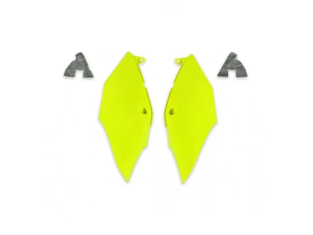 Carene laterale UFO HONDA CRF 250R-RX, CRF 450R-RX 18-19 culoare Galben Fluo | HO04684DFLU