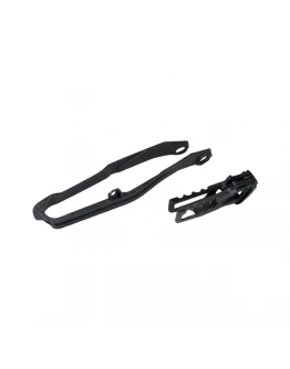 Set patina si ghidaj lant UFO HONDA CRF 450R/RX '19-20, culoare Negru