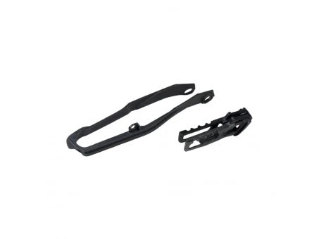 Set patina si ghidaj lant UFO HONDA CRF 450R/RX 19-20, culoare Negru | HO04697001