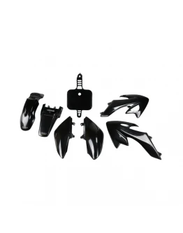Kit complet plastice UFO HONDA CRF 50 '04-23, culoare Negru