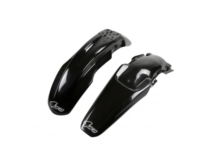 Set aripa fata spate UFO HONDA CRF 150R 07-23, culoare Negru (HO04617001 , HO04618001) | HOFK111001