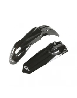 Set aripa fata spate UFO HONDA CRF 250R/RX '18-21, CRF 450R/RX '17-20, culoare Negru ( HO04680001 , HO04681001)