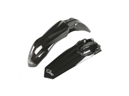 Set aripa fata spate UFO HONDA CRF 250R/RX 18-21, CRF 450R/RX 17-20, culoare Negru ( HO04680001 , HO04681001) | HOFK119001
