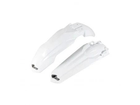 Set aripa fata spate UFO HONDA CRF 250R/RX 18-21, CRF 450R/RX 17-20, culoare Alb ( HO04680041 , HO04681041 ) | HOFK119041