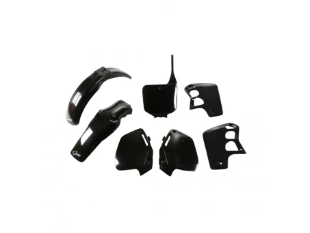 Kit complet plastice UFO HONDA CR 500 95-00, culoare Negru (HO089E001) | HOKIT089001