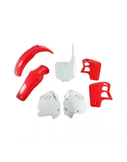 Kit complet plastice UFO HONDA CR 500 '95-'00 culoare OEM '00 (Rosu/Alb) (HO089E999K)