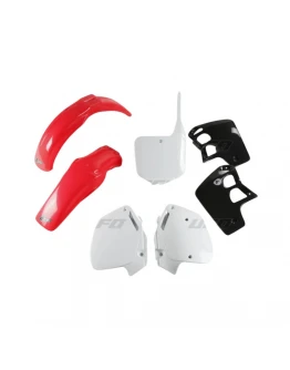 Kit complet plastice UFO HONDA CR 500 '95-'00 culoare OEM '97 (Rosu/Alb/Negru) (HO089E999W)