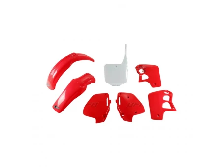 Kit complet plastice UFO HONDA CR 500 91-94 culoare OEM 92-94 (Rosu/Alb) (HO090E999W) | HOKIT090999W