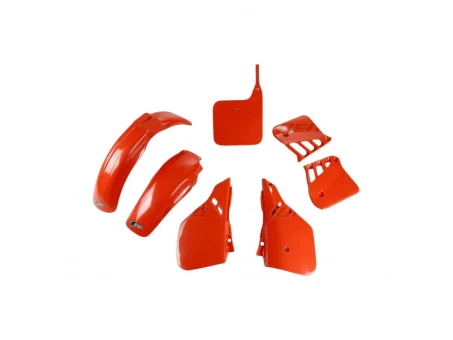 Kit complet plastice UFO HONDA CR 250 87 culoare OEM (Rosu) (HO093E999) | HOKIT093999