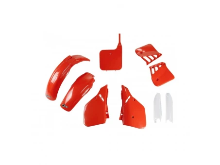 Kit complet plastice UFO (FULL KIT) HONDA CR 250 87 culoare OEM (Rosu) (HO093E999) | HOKIT093F999