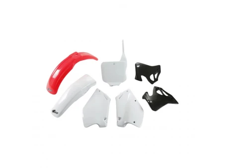Kit complet plastice UFO HONDA CR 125 95-97, culoare OEM 97 (Alb/Rosu/Negru) | HOKIT095999W