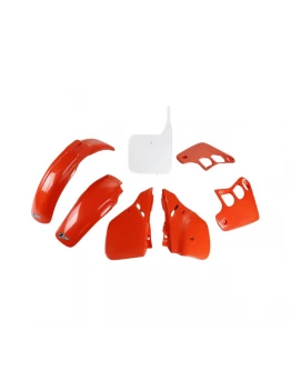 Kit complet plastice UFO HONDA CR 125 '89-90, culoare OEM '90 (Rosu/Alb)