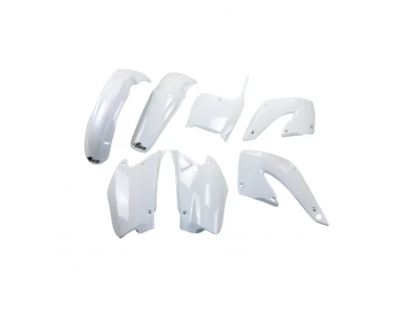 Kit complet plastice UFO HONDA CR 125/250 00-01 culoare Alb (HO100E041) | HOKIT100041