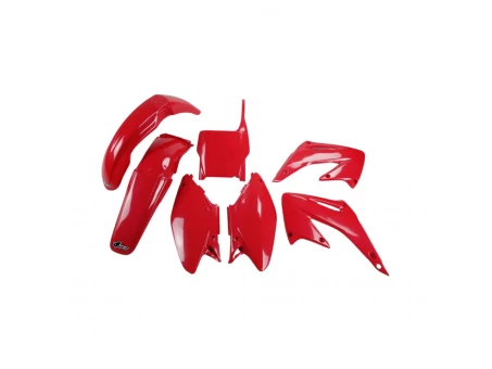 Kit complet plastice UFO HONDA CR 125/250 04-07, culoare Rosu | HOKIT102070
