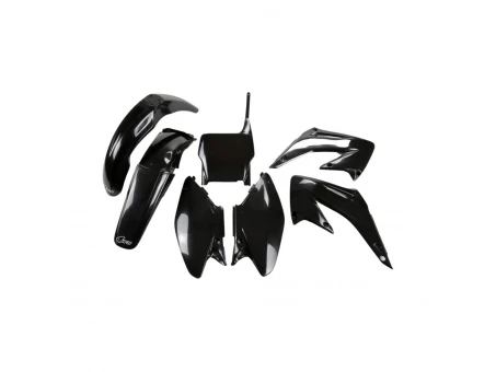 Kit complet plastice UFO HONDA CR 125/250 04-07, culoare Negru | HOKIT103001