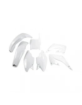 Kit complet plastice UFO HONDA CR 125/250 '04-'07 culoare Alb (HO103E041)