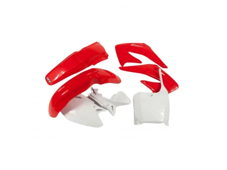 Kit complet plastice UFO HONDA CRF 450 R 02-03 culoare OEM (Rosu/Alb) (HO106E999) | HOKIT106999