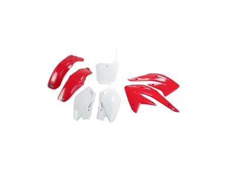 Kit complet plastice UFO HONDA CR 85 03-17 culoare OEM (Rosu/Alb) (HO109E999) | HOKIT109999