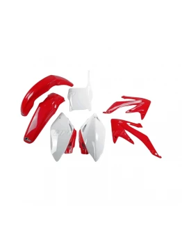 Kit complet plastice UFO HONDA CRF 450 R '07 culoare OEM (Rosu/Alb) (HO110E999)