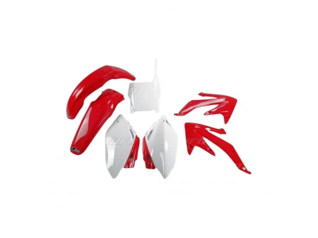 Kit complet plastice UFO HONDA CRF 450 R 07 culoare OEM (Rosu/Alb) (HO110E999) | HOKIT110999