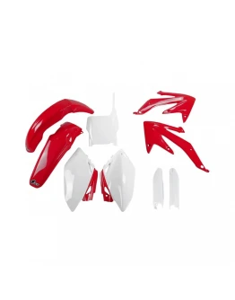 Kit complet plastice UFO (FULL KIT) HONDA CRF 450 R '07 culoare OEM (Rosu/Alb) (HO110E999)