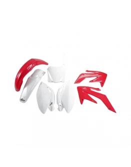 Kit complet plastice UFO HONDA CRF 250R '08-09, culoare OEM '09 (Rosu/Alb)