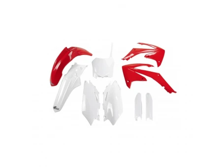 Kit complet plastice UFO (FULL KIT) HONDA CRF 450 R 09-10, CRF 250 10 culoare OEM (Rosu/Alb) (HO113E999) | HOKIT113F999