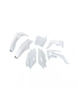 Kit complet plastice UFO HONDA CRF 250R '11-'13, CRF 450R '11-'12 culoare Alb (HO114E041)