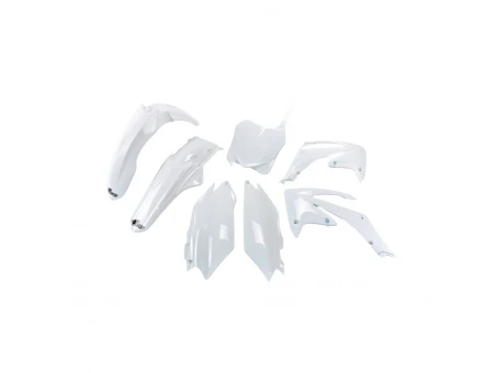 Kit complet plastice UFO HONDA CRF 250R 11-13, CRF 450R 11-12 culoare Alb (HO114E041) | HOKIT114041